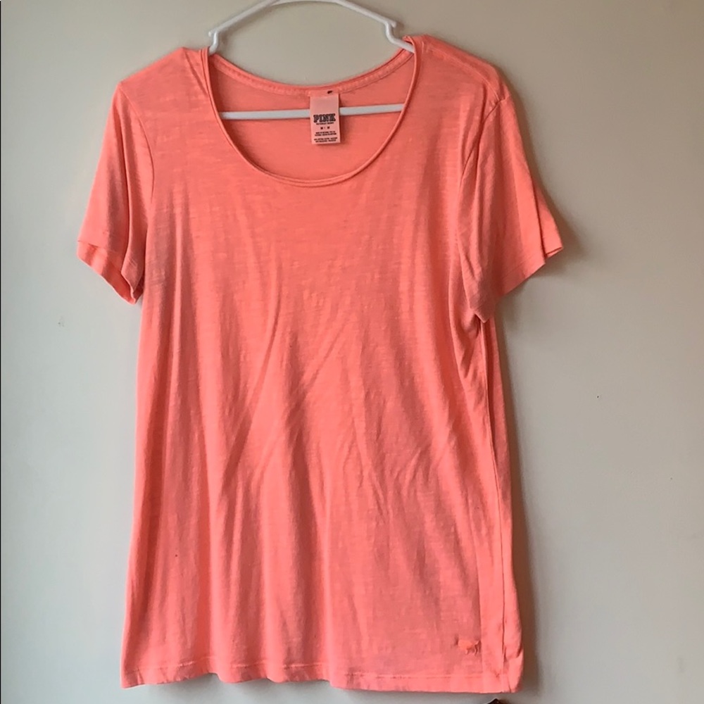 Love Pink Peach Tee Shirt 🍑